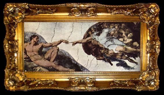 framed  unknow artist Adams creation of Michelangelo, ta009-2